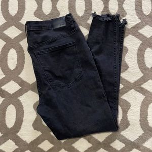 Madewell size 31 high-rise skinny 10” black jeans